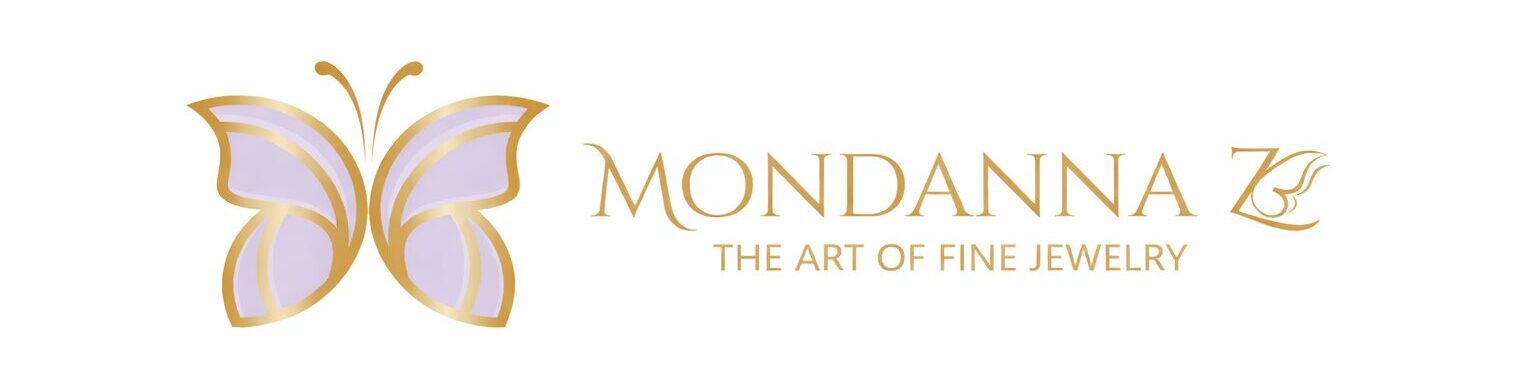 Elegant logo for 'MONDA' with a tagline about the art of fashion.