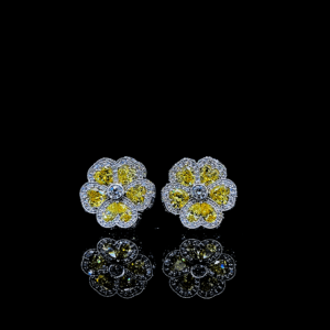 Earrings, viola collection 121