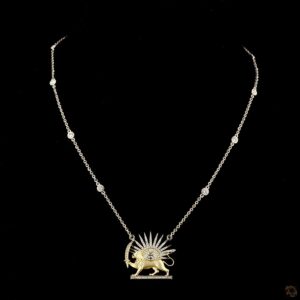 Iranian freedom symbol,Sun Lion and Sword necklace 220