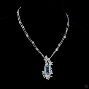 Garden Collection Aquamarine Necklace 294
