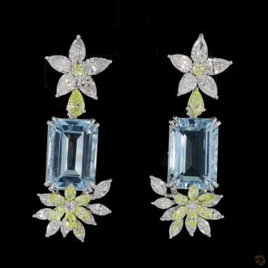 Garden Collection Aquamarine Earrings 312
